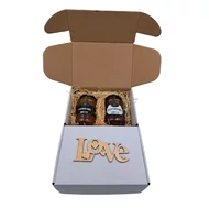 Love feliratú mézes ajándékcsomag