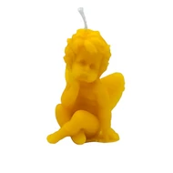 angyal gyertya, karácsonyi gyertya, méhviaszgyertya