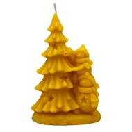 lakásdekor, karácsonyi dekor kellék, méhviaszgyertya