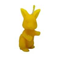 nyuszi gyertya, húsvéti dekor kellék, méhviaszgyertya