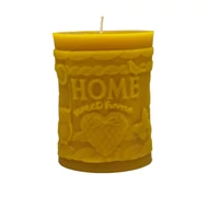 sweet home gyertya, sweet home dekor, méhviaszgyertya, lakásdekor