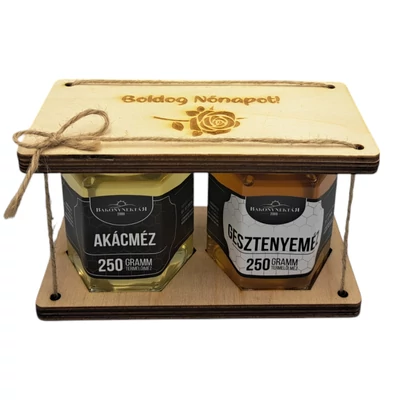 mézes ajándékcsomag nőnapra
